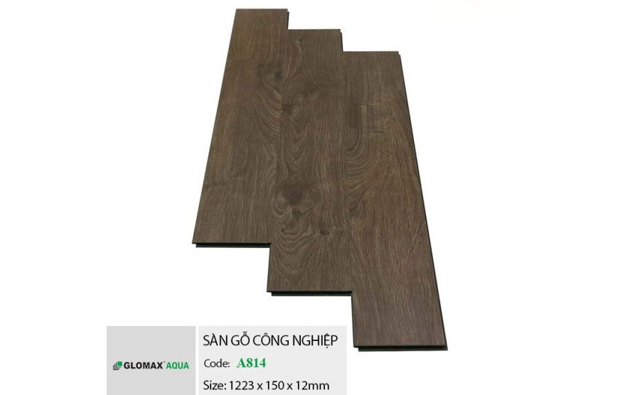 Sàn gỗ Glomax Aqua cốt xanh A814