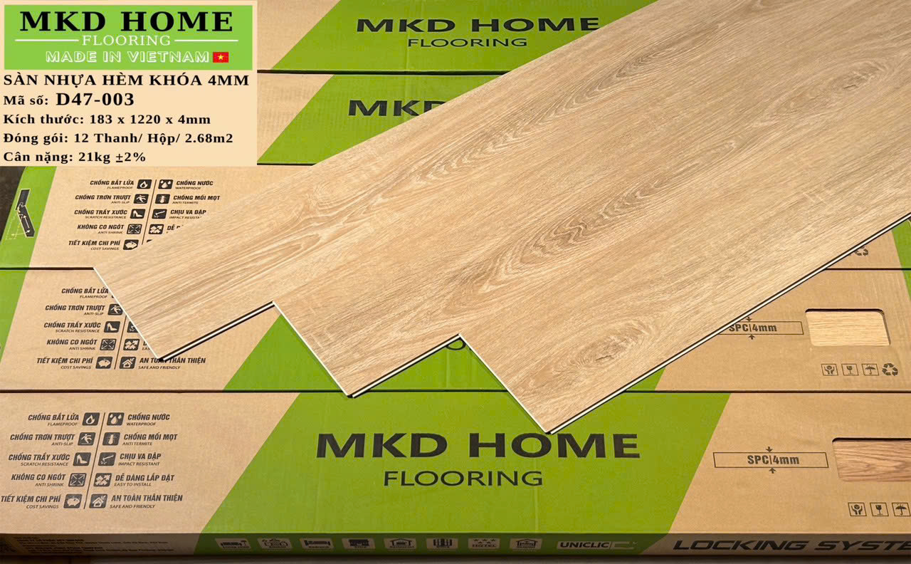 Sàn nhựa hèm khóa Mikado 4mm D47-003