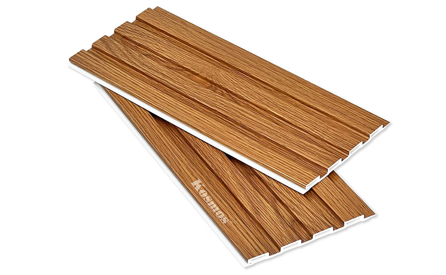 4 sóng thấp PVC vàng sồi đậm (Honey Oak) 4S150X9-003