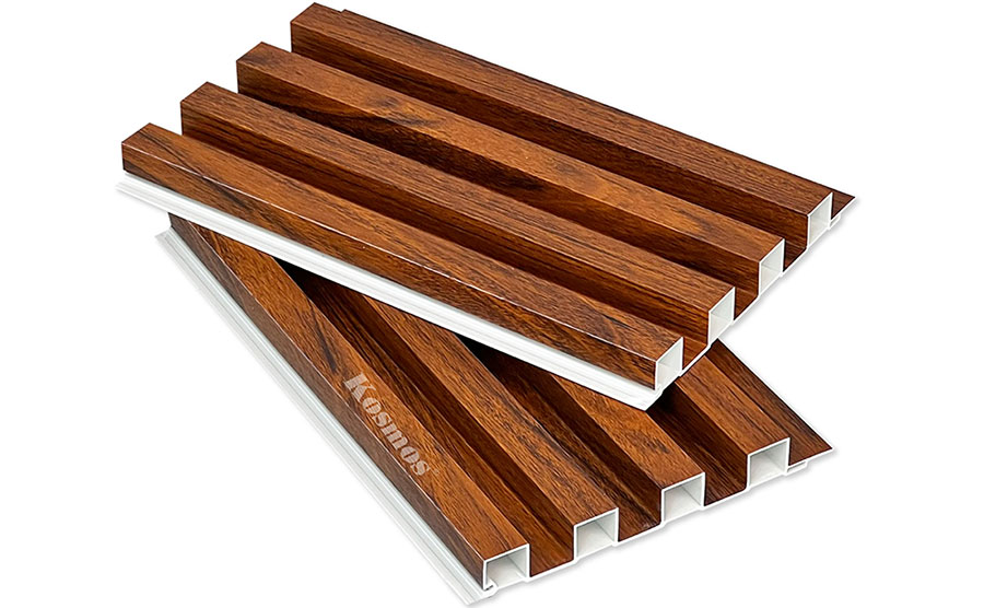 4 sóng cao PVC nâu vàng (Golden Brown) 4S200X25-009