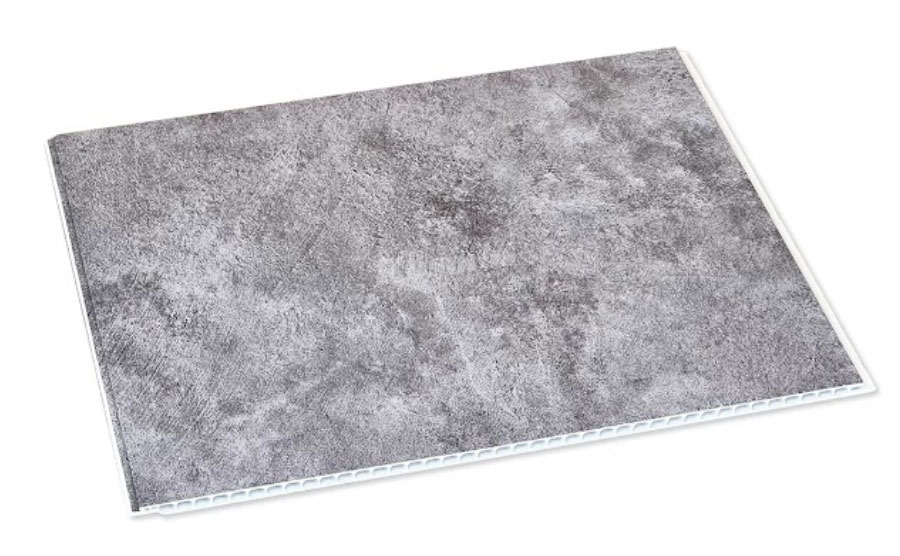 Tấm ốp Nano 8mm SPC xám xi măng đậm (Dark Grey Concrete) KNANO9-012