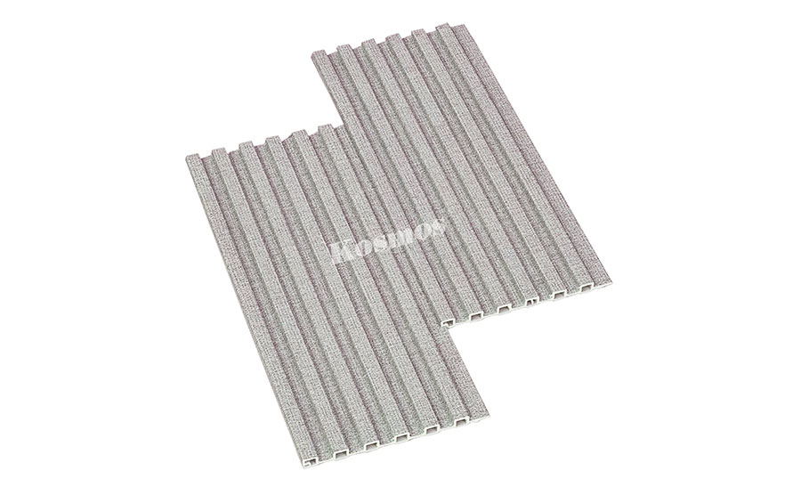 Lam sóng vân vải chống xước xám ánh kim 6S841