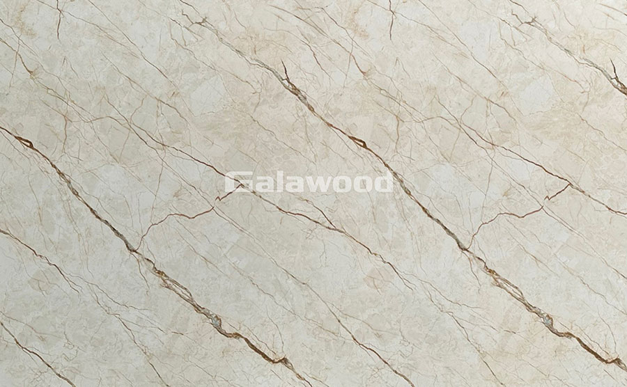 Marble vàng kem vân chỉ nâu PVC202